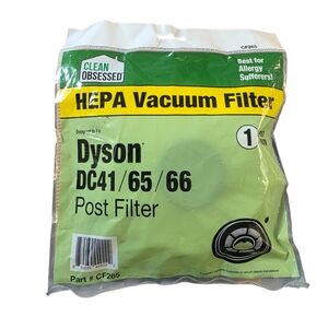 Clean Obsessed HEPA Vacuum Filter Designed To Fit Dyson DC41/65/66 NIP